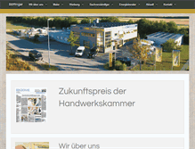 Tablet Screenshot of boettinger.de
